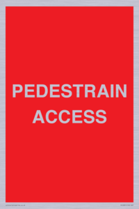 PEDESTRAIN ACCESS